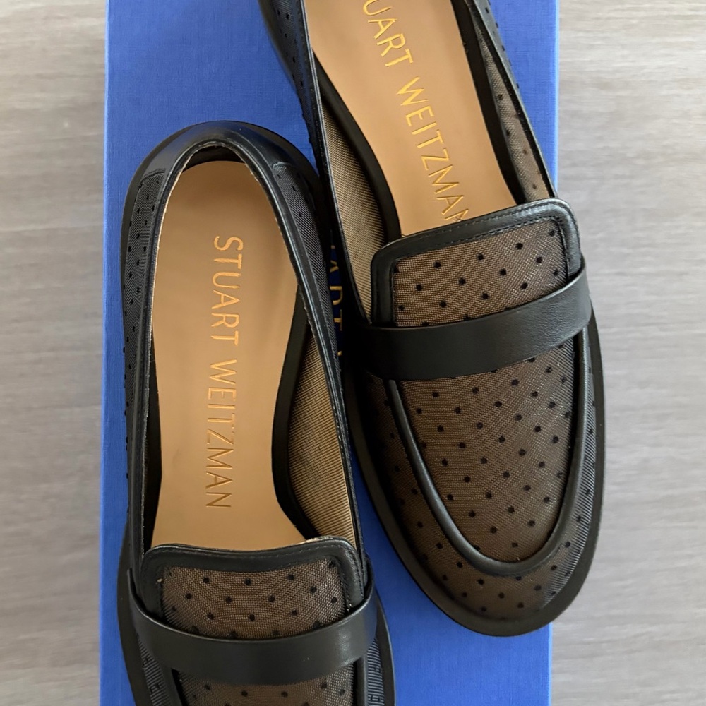Stuart Weitzman Palmer Sleek Loafer - Black - Picture 5 of 8